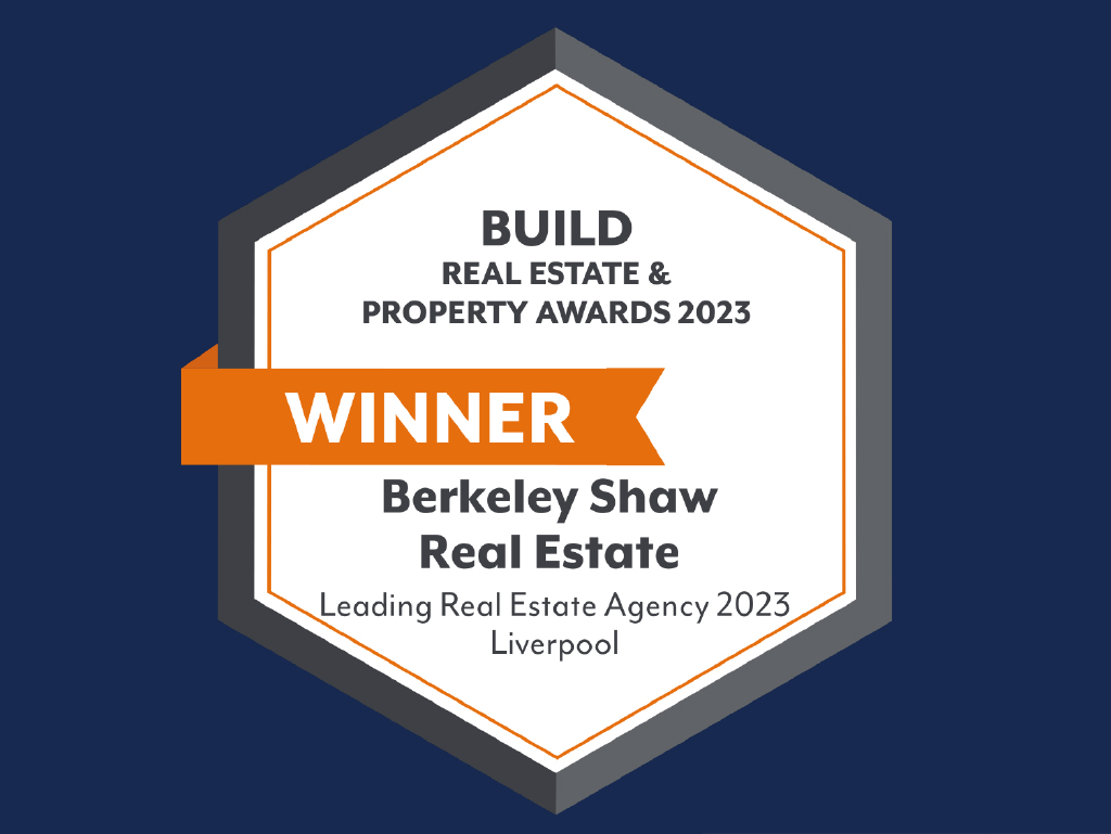Berkeley Shaw Real Estate as the winner of the Real Estate Agency Liverpool 2023.